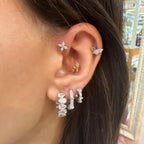 Taşlı Kelebek Piercing