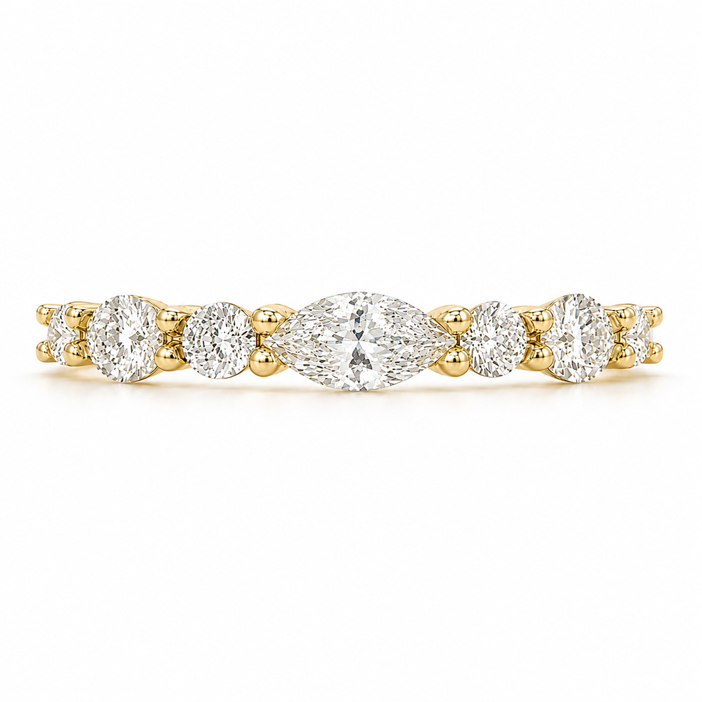 Marquise Cut Eternity Ring