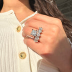 Üç Karat G-Color Beştaş Yüzük