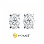 İki Karat  Mozanit Oval Küpe