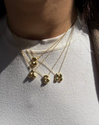 Minimal Bombeli Harf Kolye