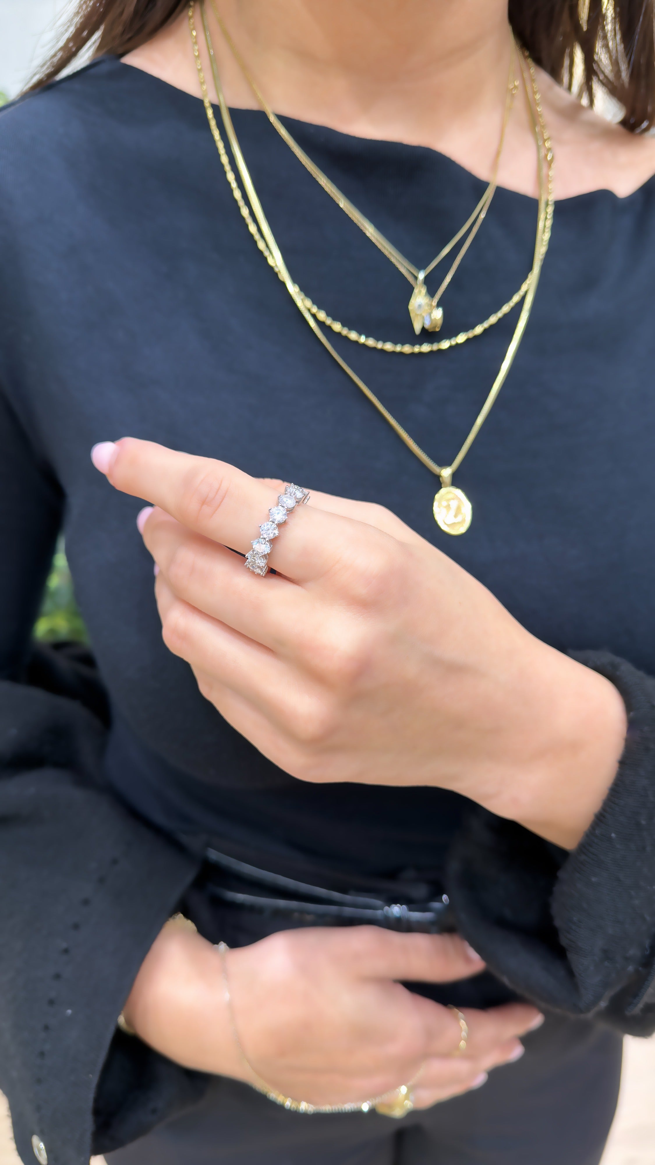 Prong Tambourine Ring