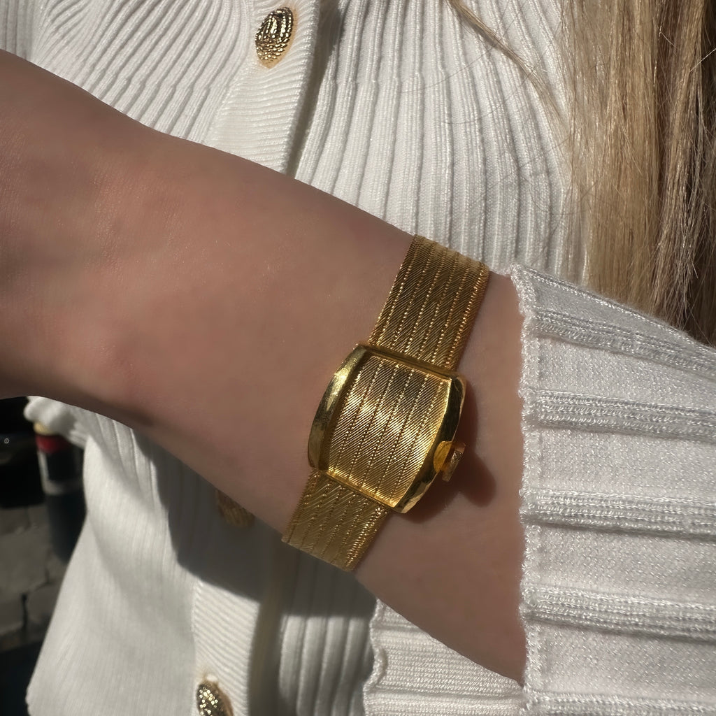 Silver Trabzon Wicker 7-Row Bracelet