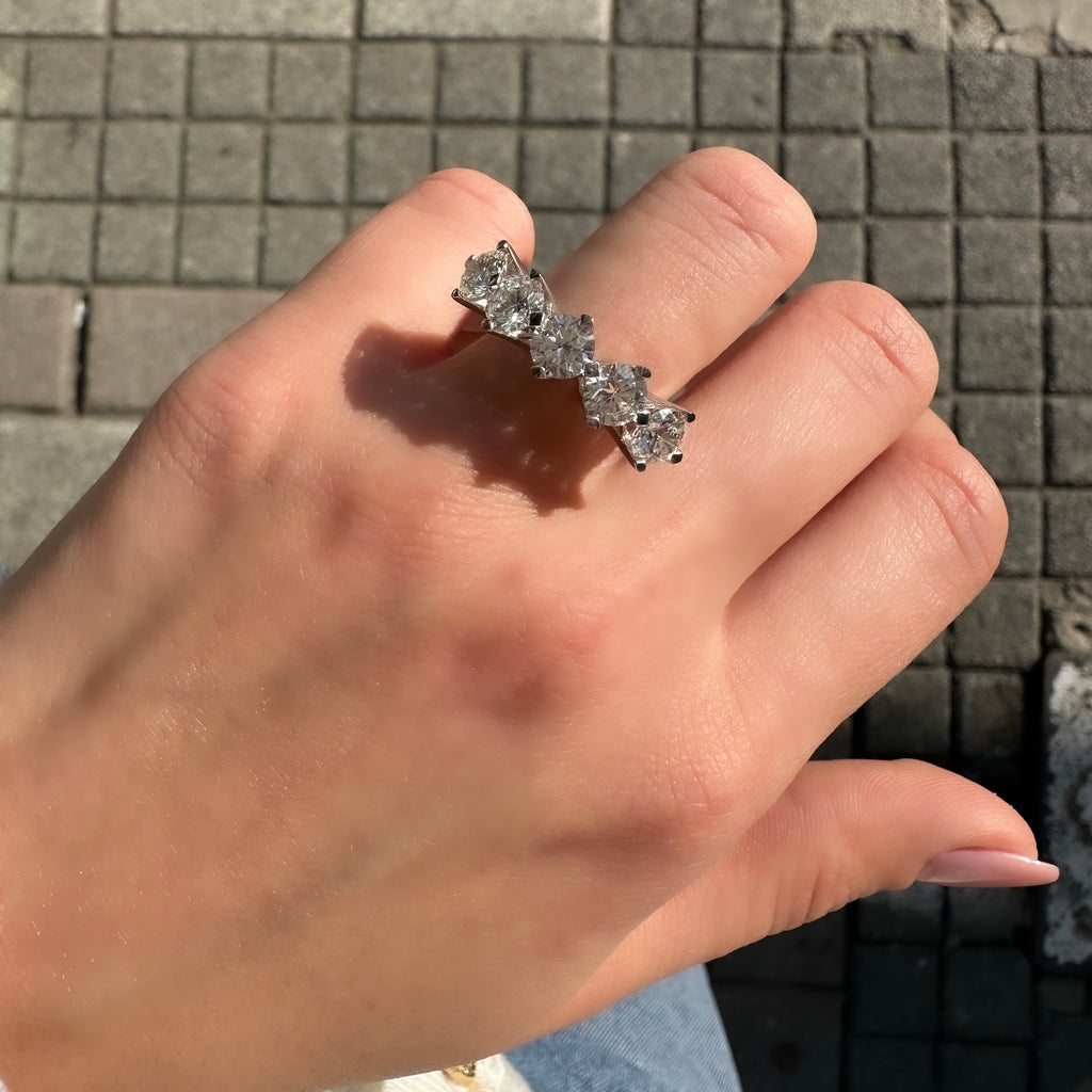 Üç Karat G-Color Beştaş Yüzük