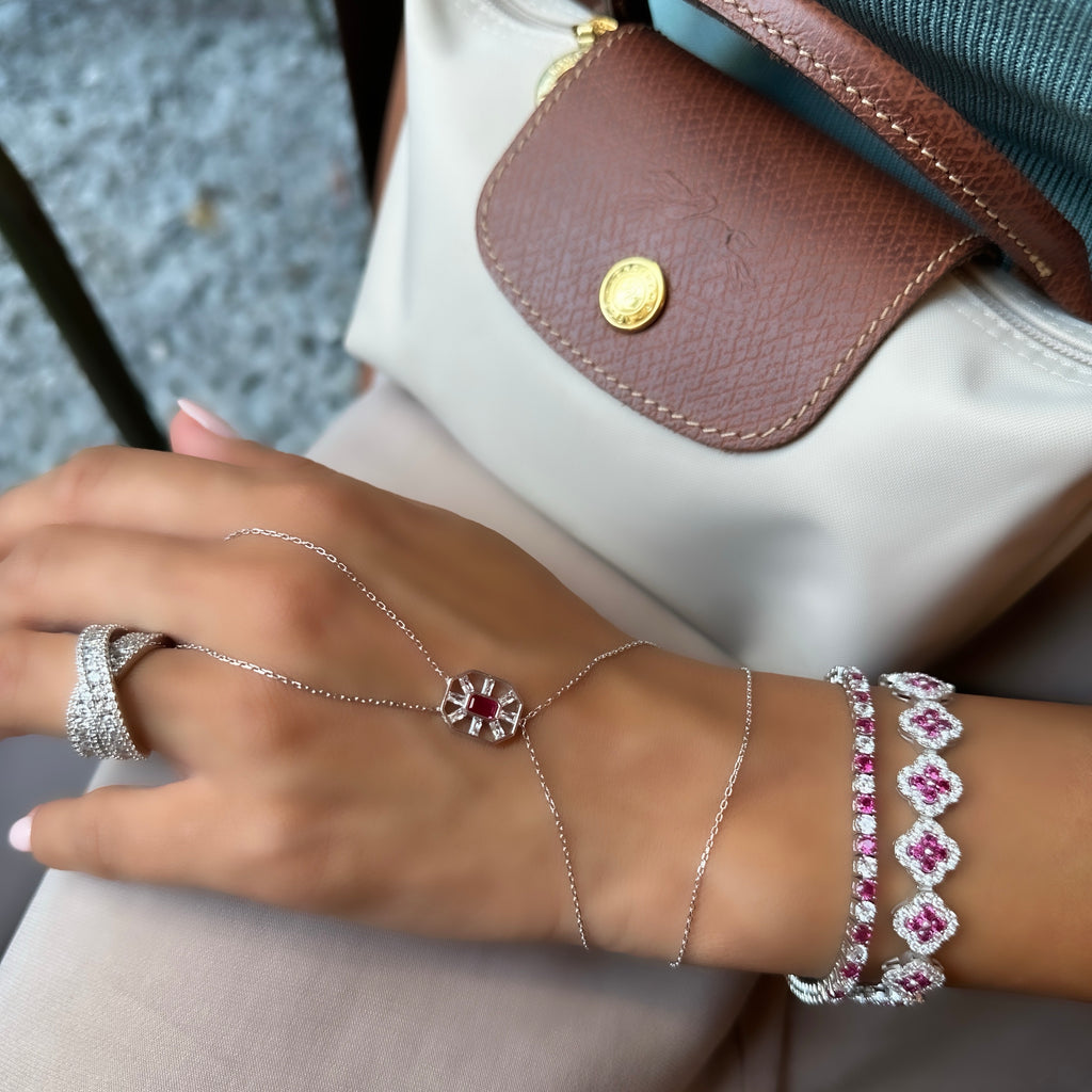 Renkli Baget Taşlı Şahmeran