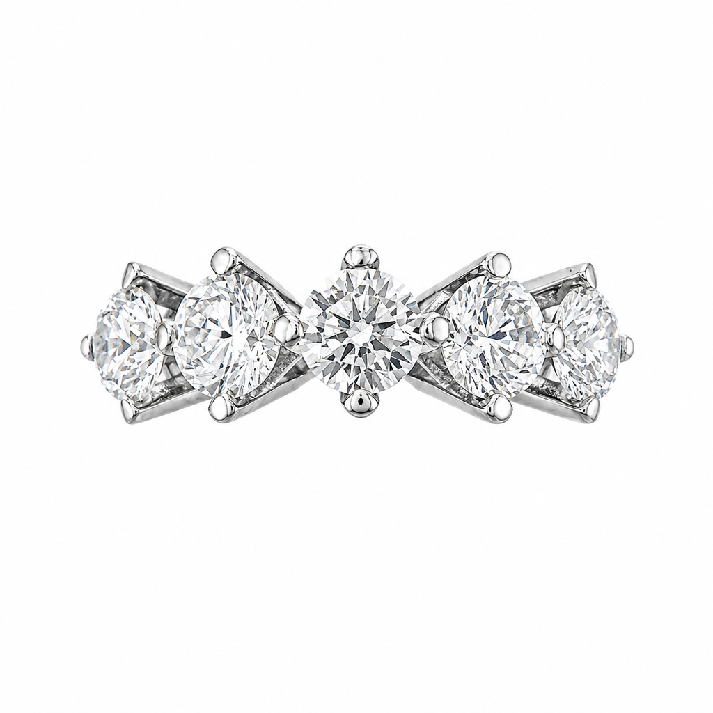 Three Carat Five Stone Ring