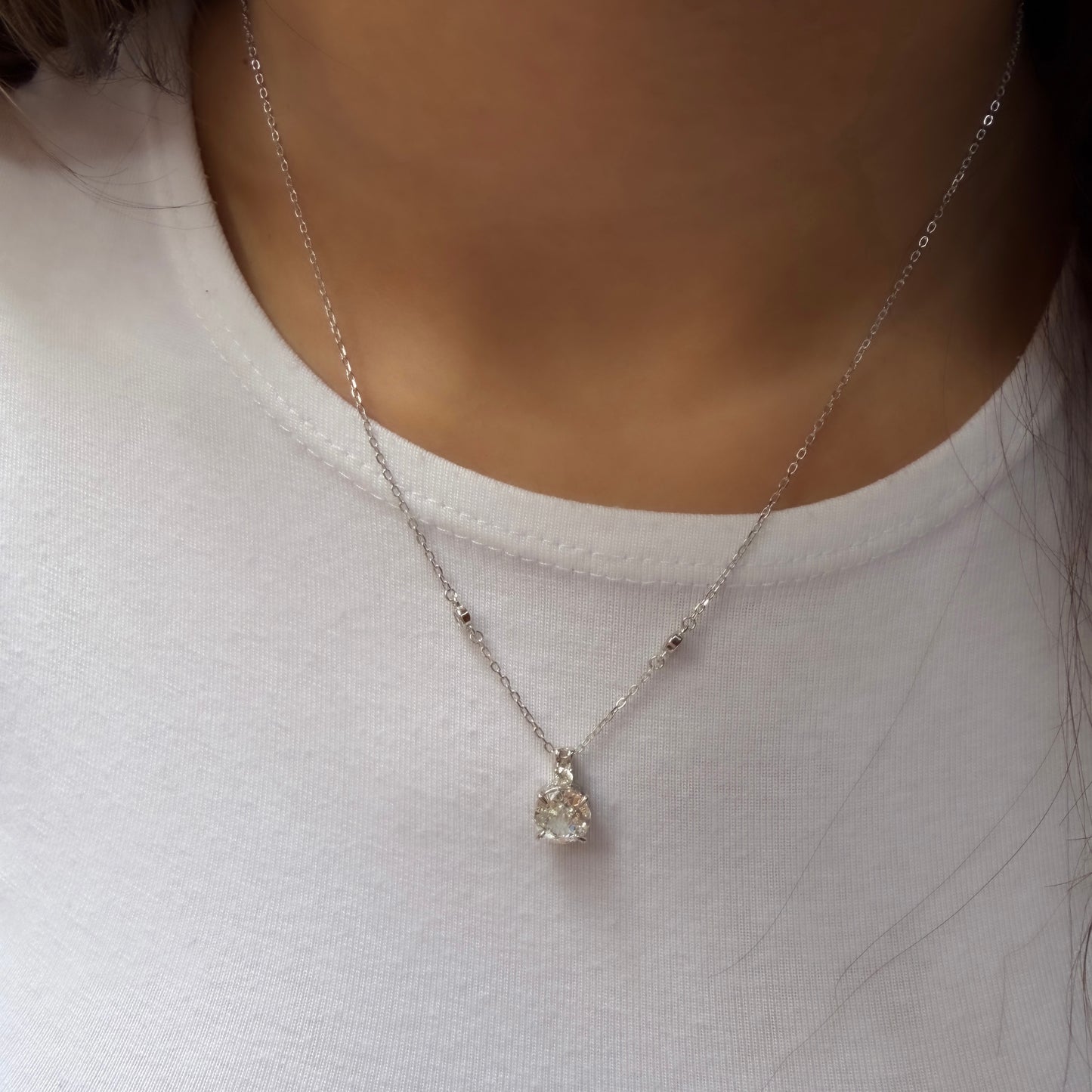 G-Color Tasarım Tektaş Kolye