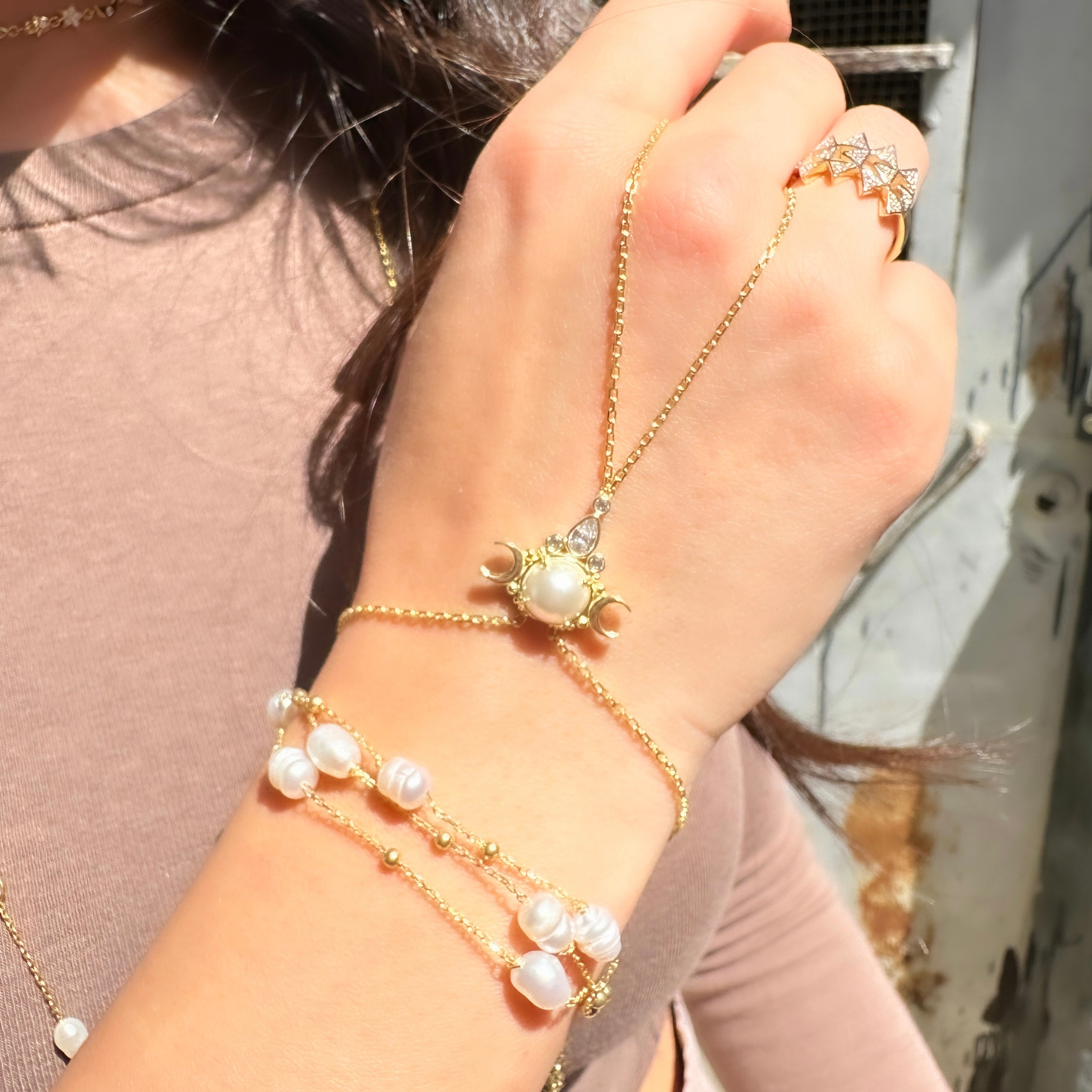 Üç Sıra İnci Bileklik