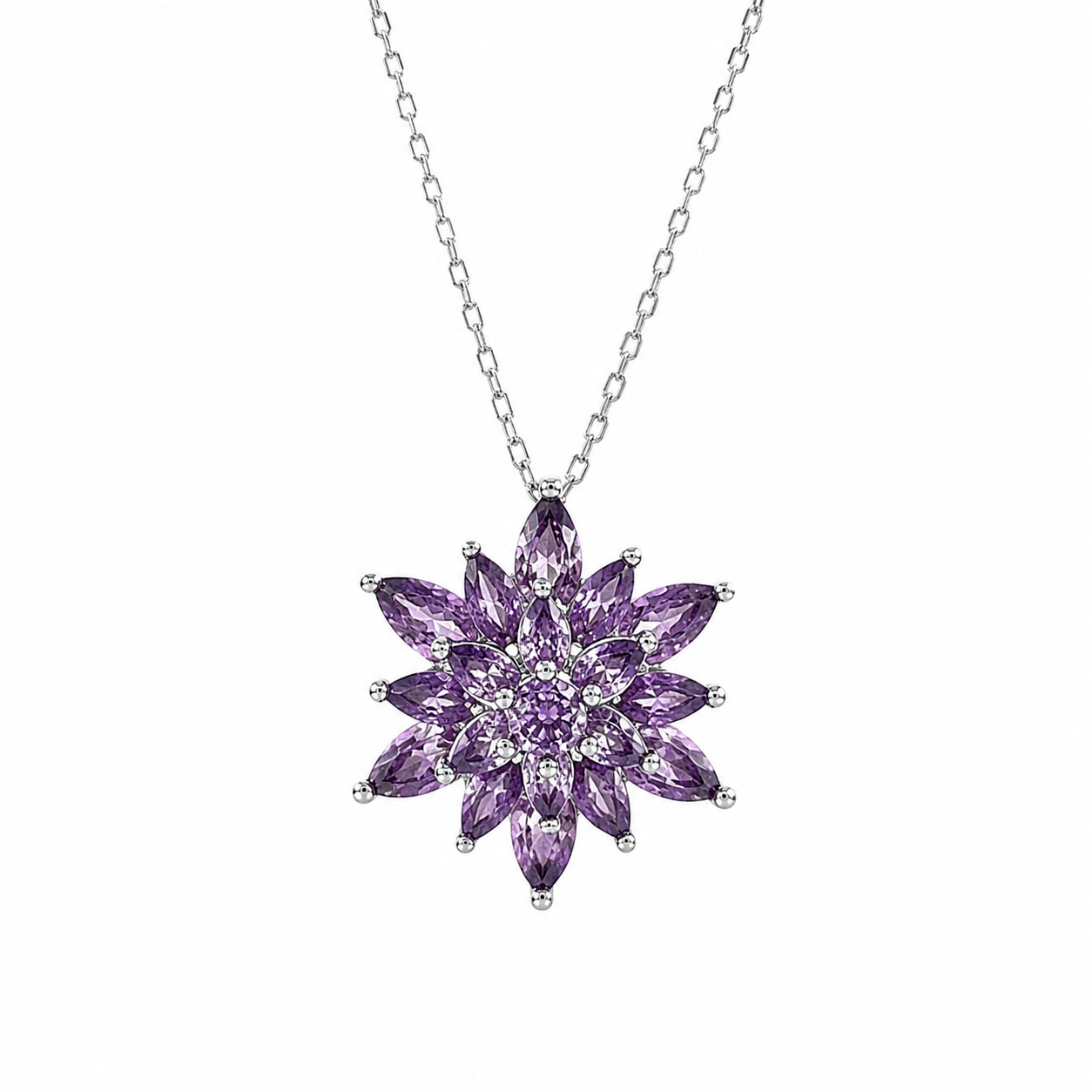 Mor Lotus Kolye