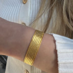 Silbernes Trabzon-Geflecht 7-reihiges Armband