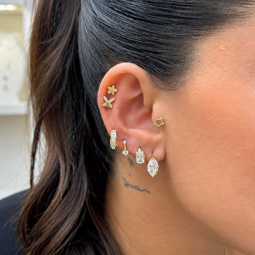 14K Yıldız Piercing