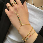 Karışık Renkli Taşlı Bileklik