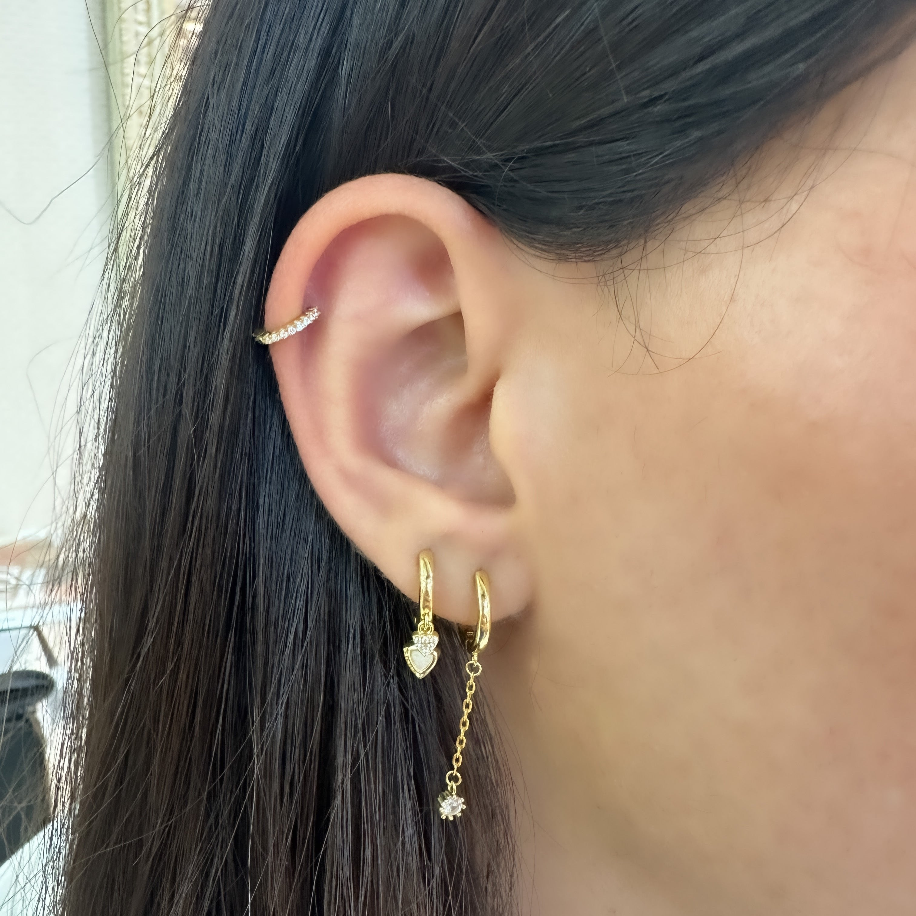 Steinring-Piercing