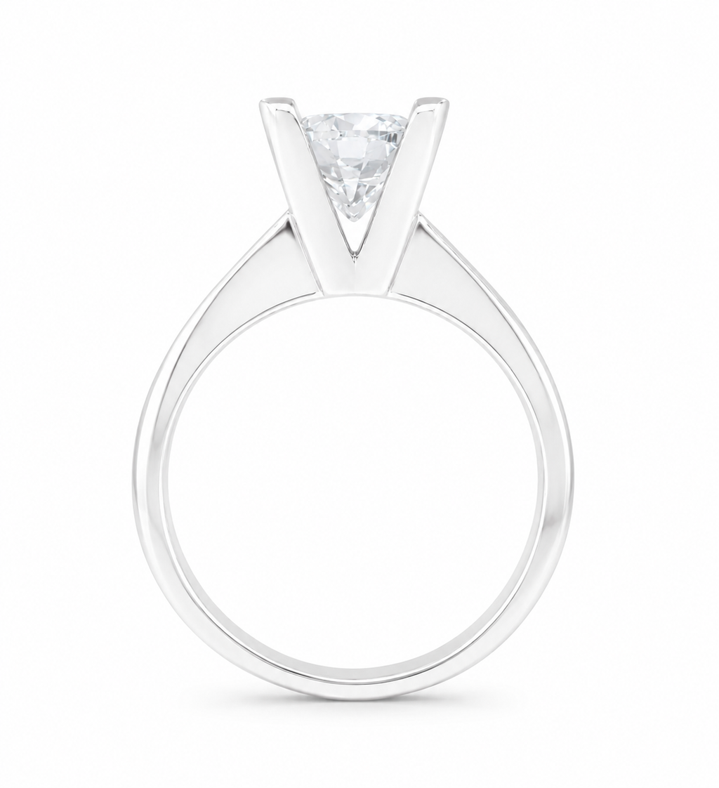 1.20 Carat Moissanite Solitaire Ring