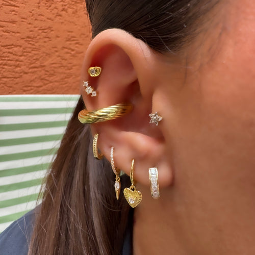 July Heart Earrings