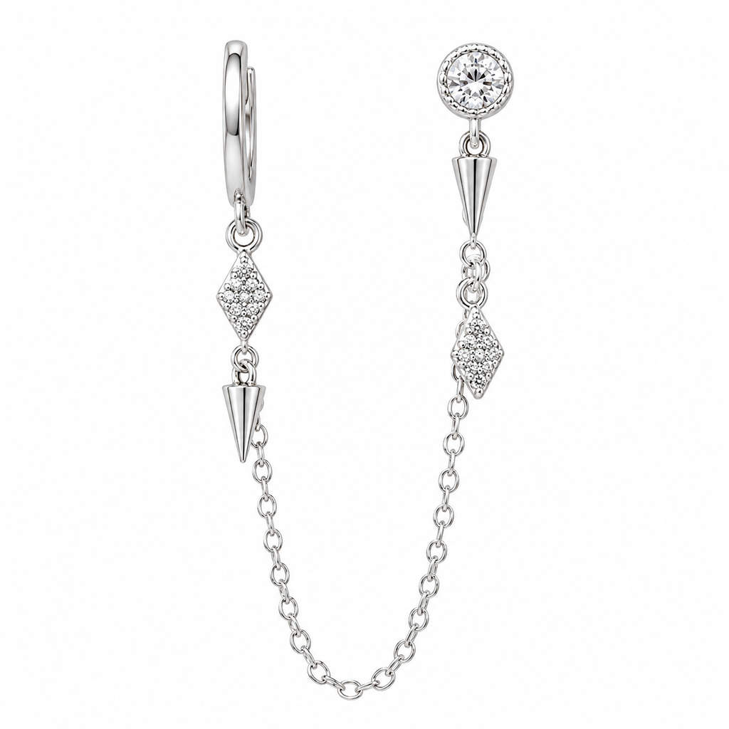 Emily Karo Steinkette Ohrringe