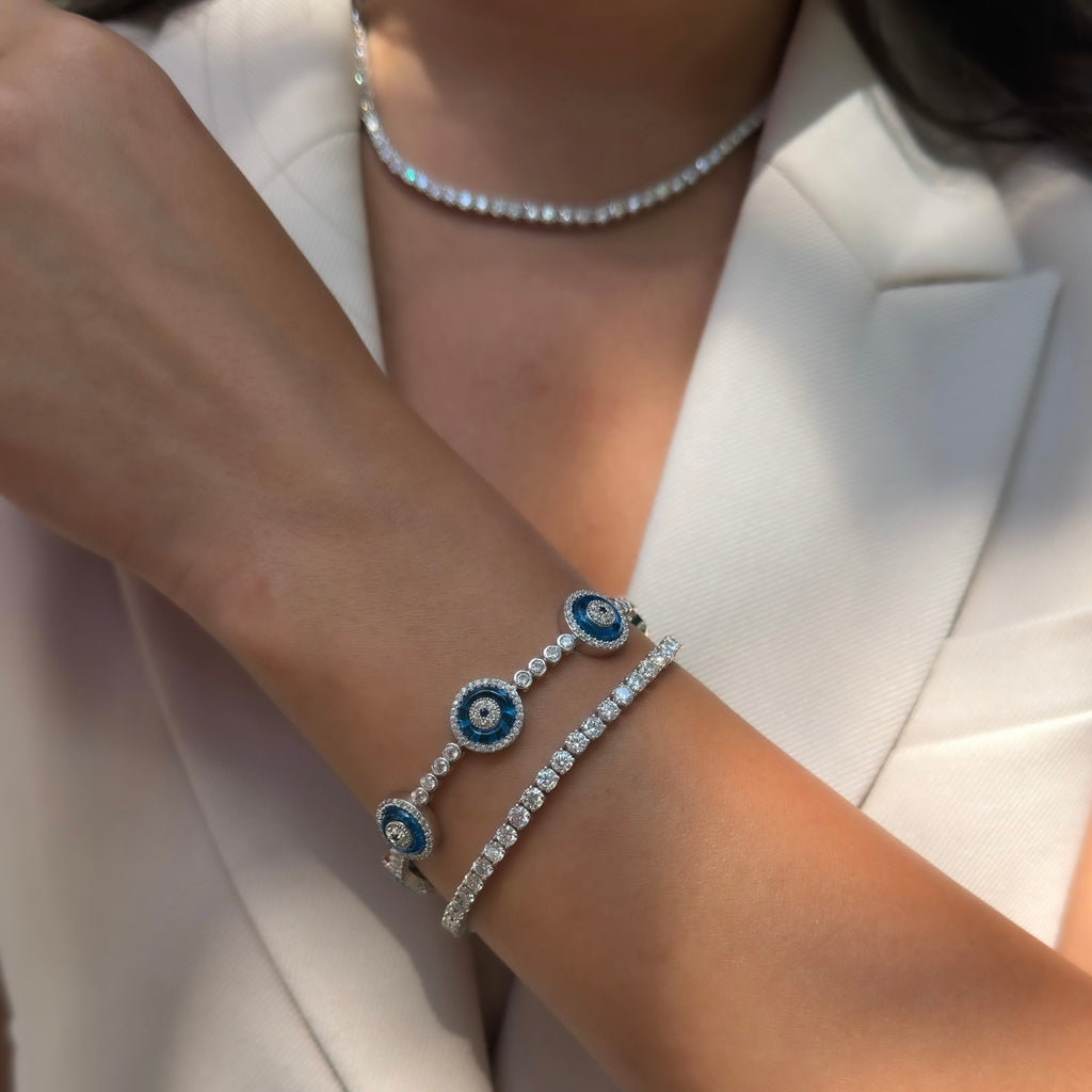 Five-piece Glasseye Bracelet