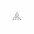 Trinity Üç Taşlı Piercing