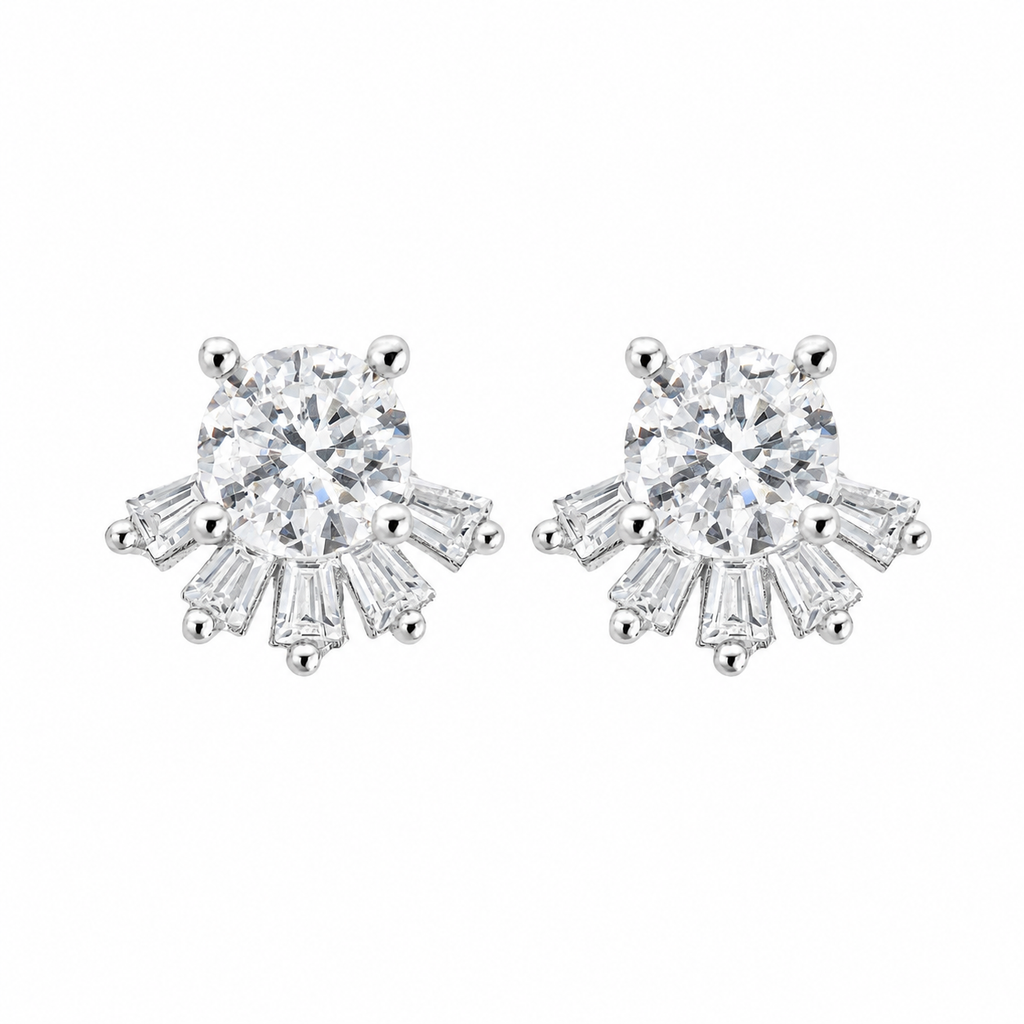 Design Solitaire Earrings