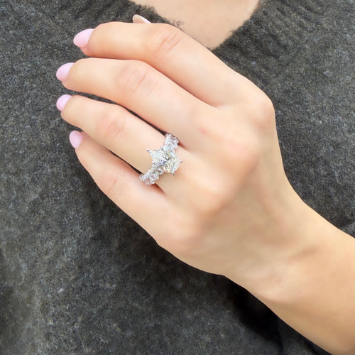 Kolu Oval Taşlı Damla G-Color Yüzük