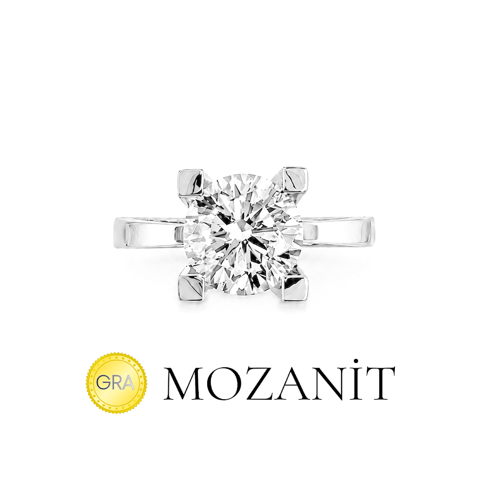 1.20 Carat Moissanite Solitaire Ring