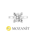 1.20 Karat Moissanit Solitärring