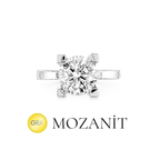 1.20 Karat Moissanit Solitärring