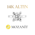 14K 1.20 Carat Moissanite Solitaire Ring