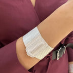 13-reihiges, einschaliges Trabzon Armband mit Steinen