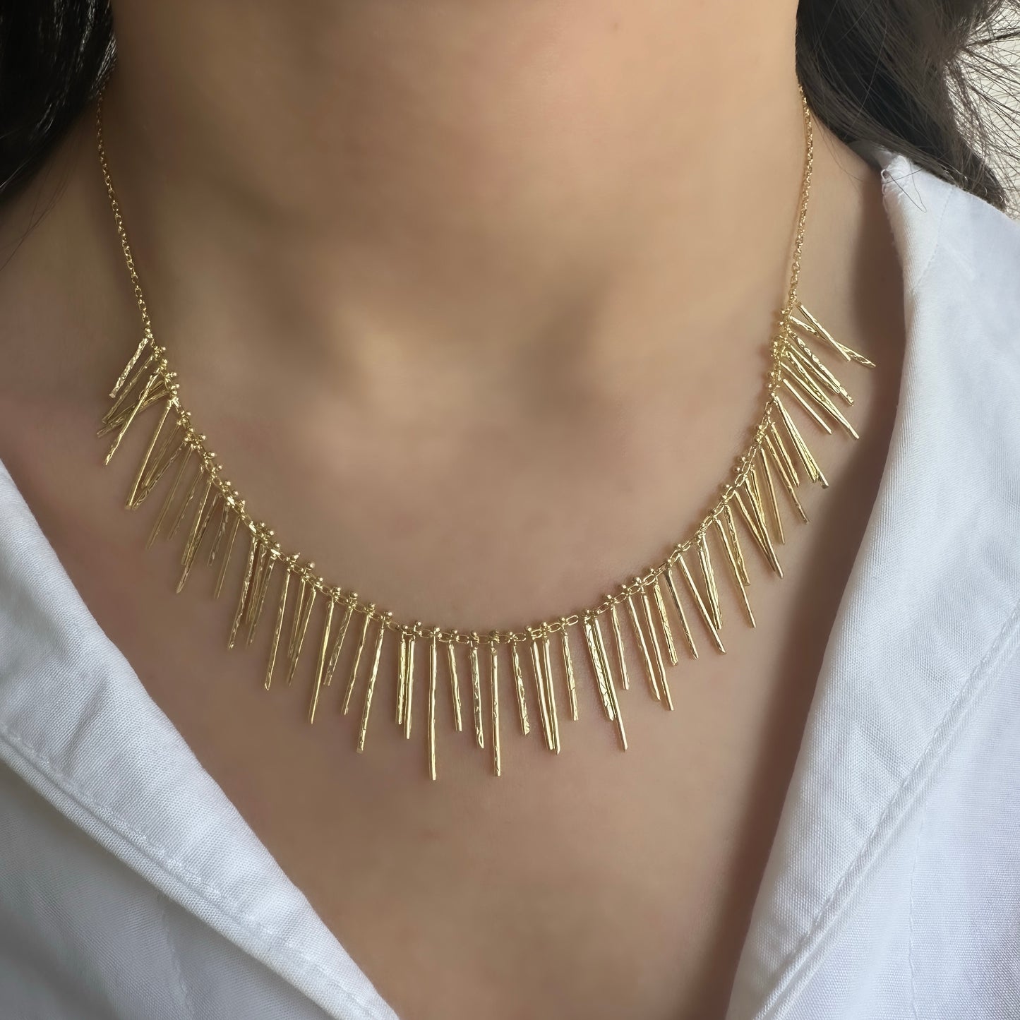 Knit Saçak Kolye