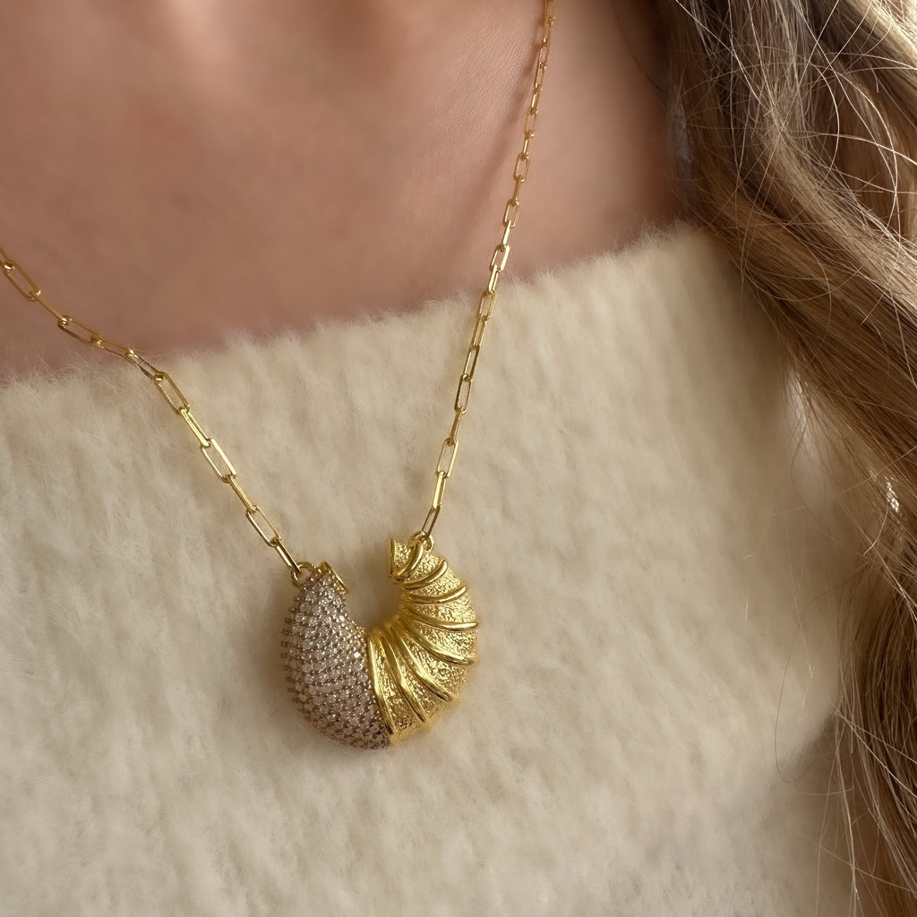 Croissant Necklace