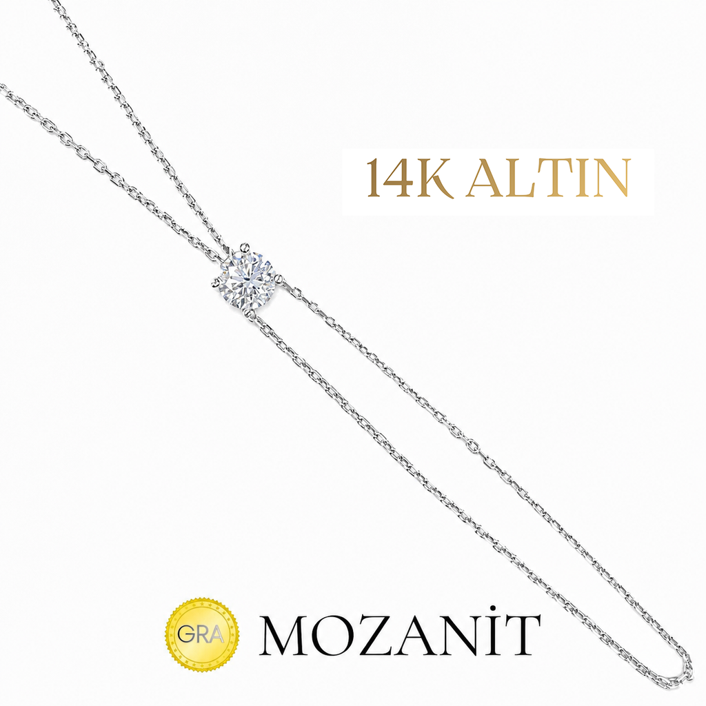 14K Mozanit Tektaş Şahmeran