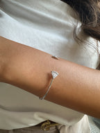 Baget Taşlı Yelpaze Kesim Kelepçe