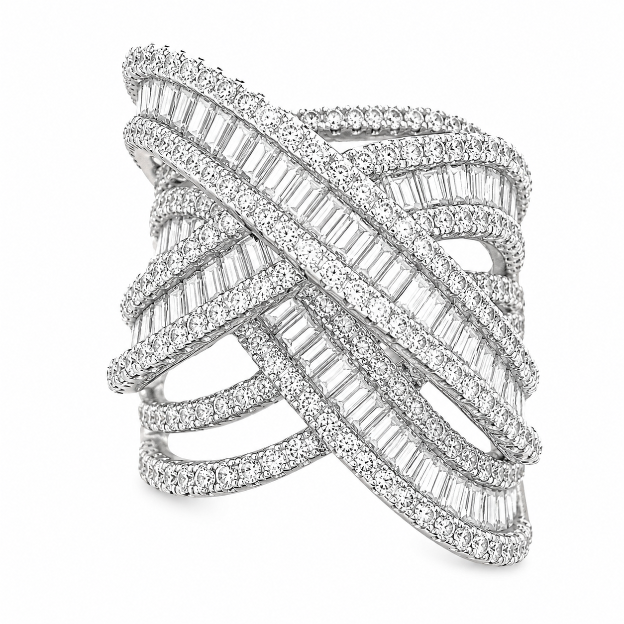 Überkreuzter Ring
