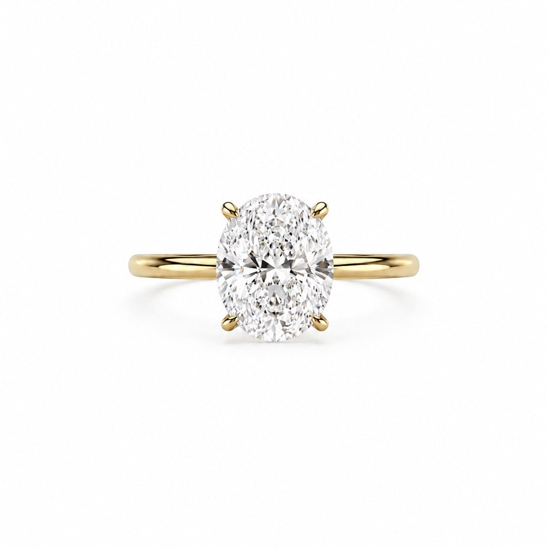 1.75 Karat Oval Yüzük