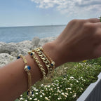 Dörtlü Nazar Hollow Bileklik