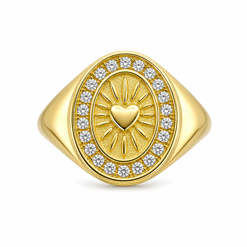 Becca Vintage Heart Ring
