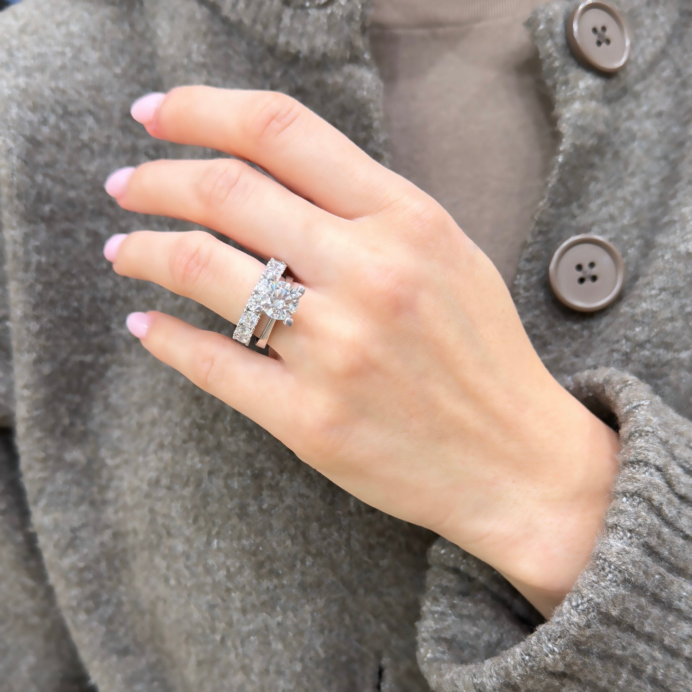 Büyük Boy Mozanit Tamtur Yüzük