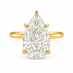 Ring mit Steinen in Birnenform, G-Farbe