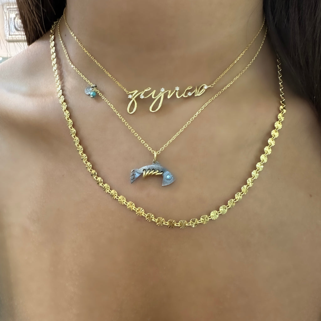 Fish Design Necklace