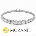 Armband mit Moissanit-Steinen