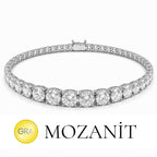 Armband mit Moissanit-Steinen