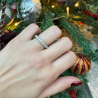 14K Full Eternity Ring with Small Stones