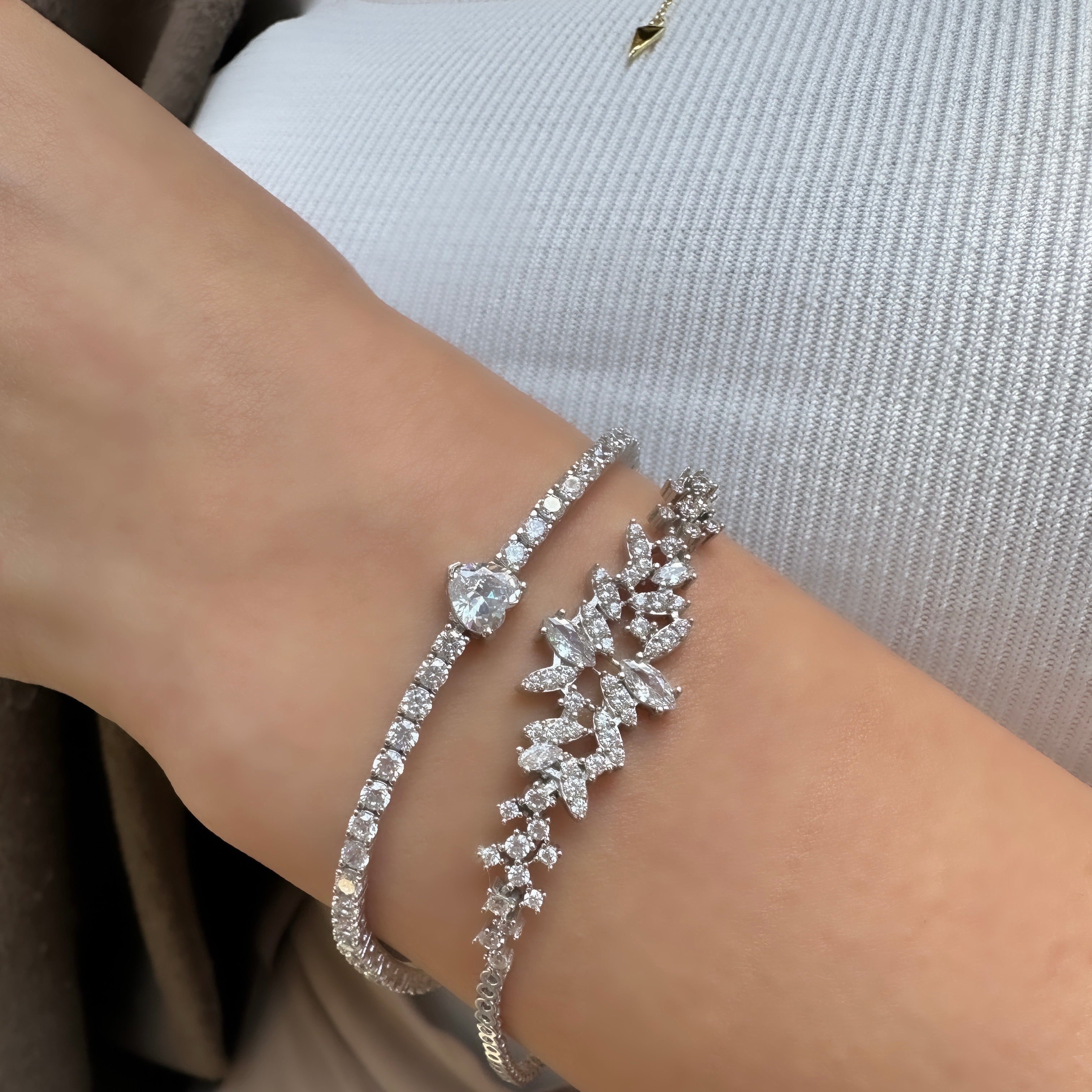 Markiz Taşlı Tasarım Bileklik