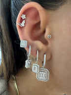 Taşlı Papatya Piercing