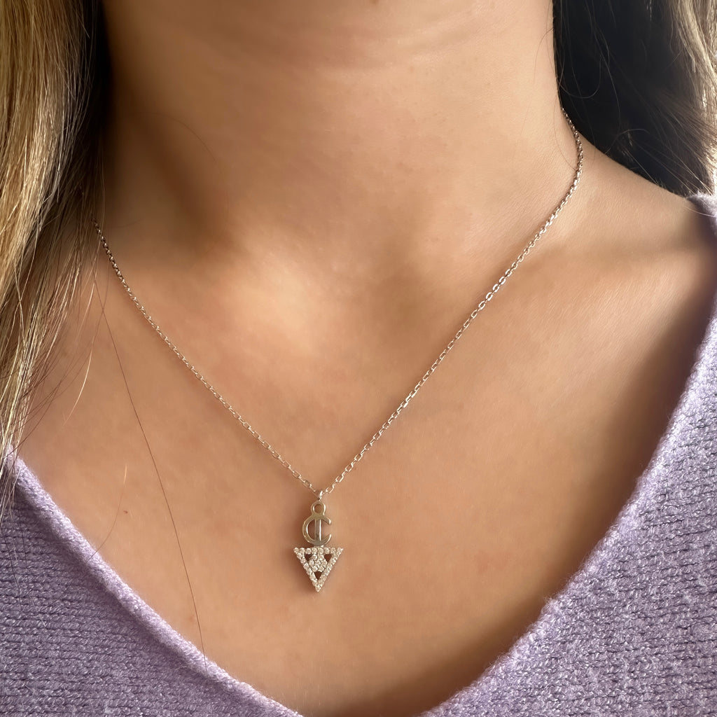 Triangle Model Design Necklace