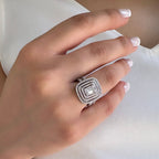 Baguette Side Stone Ring