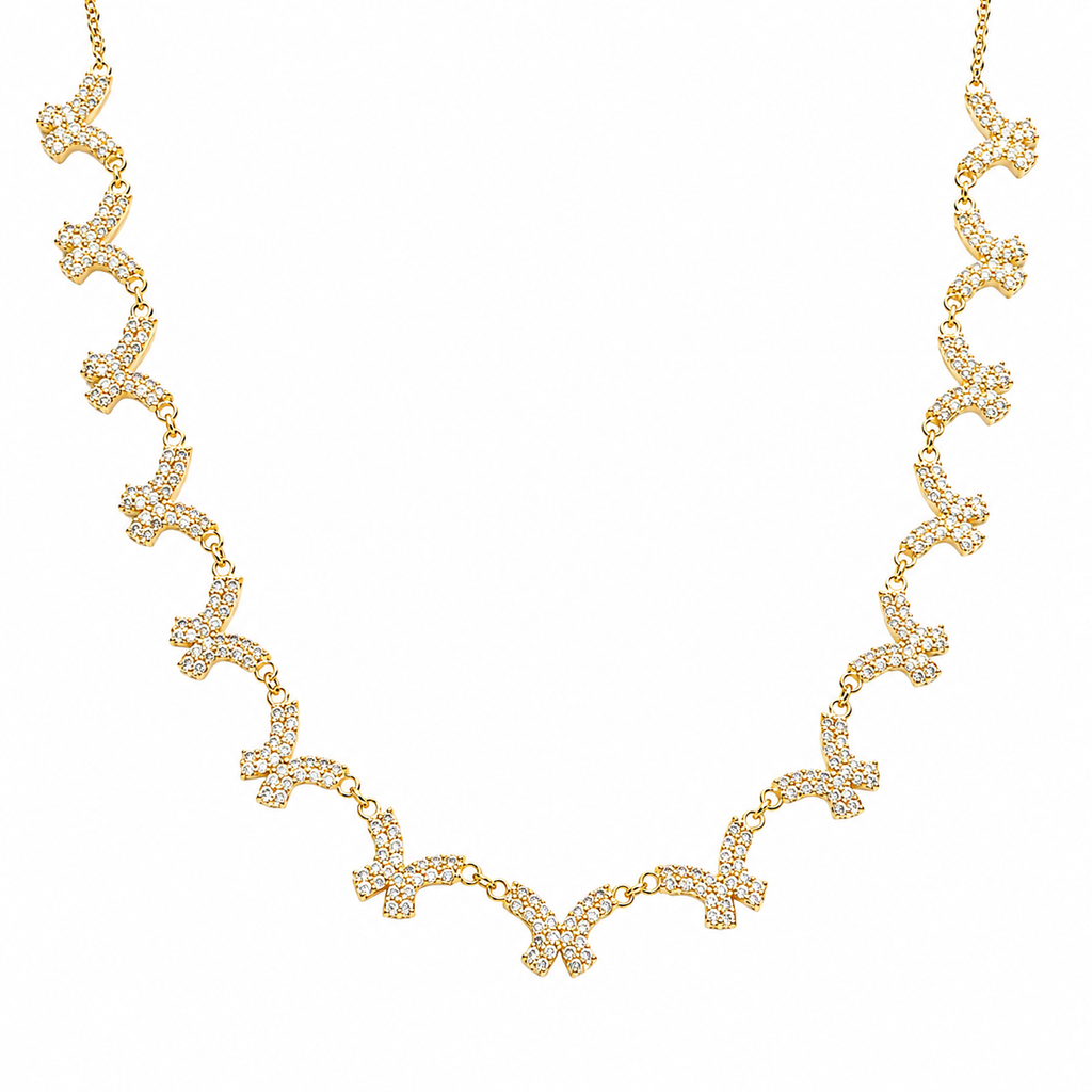 Vanessa Butterfly Choker Necklace