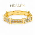 14K Nova Taşlı Yüzük