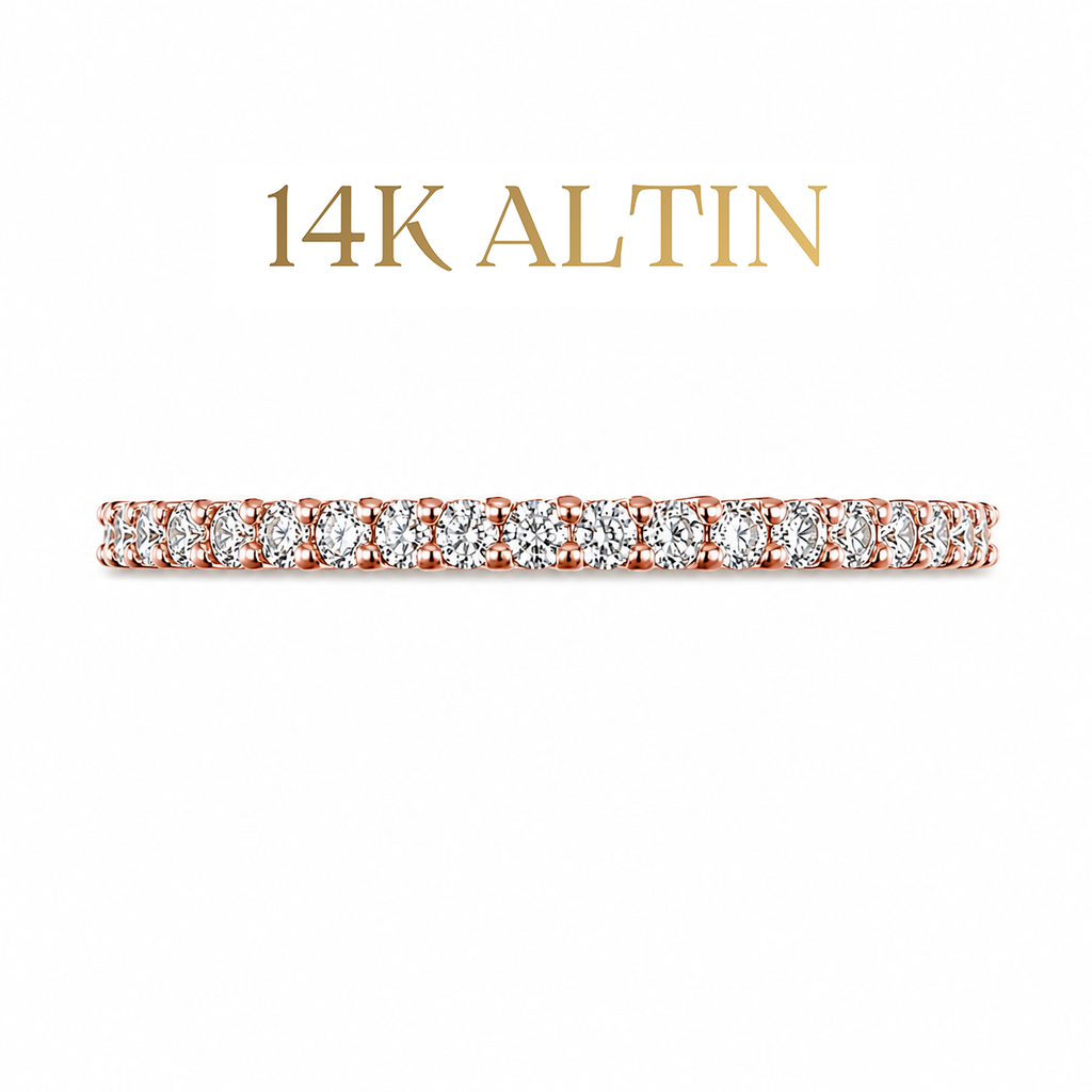 14K İnce Tamtur Yüzük